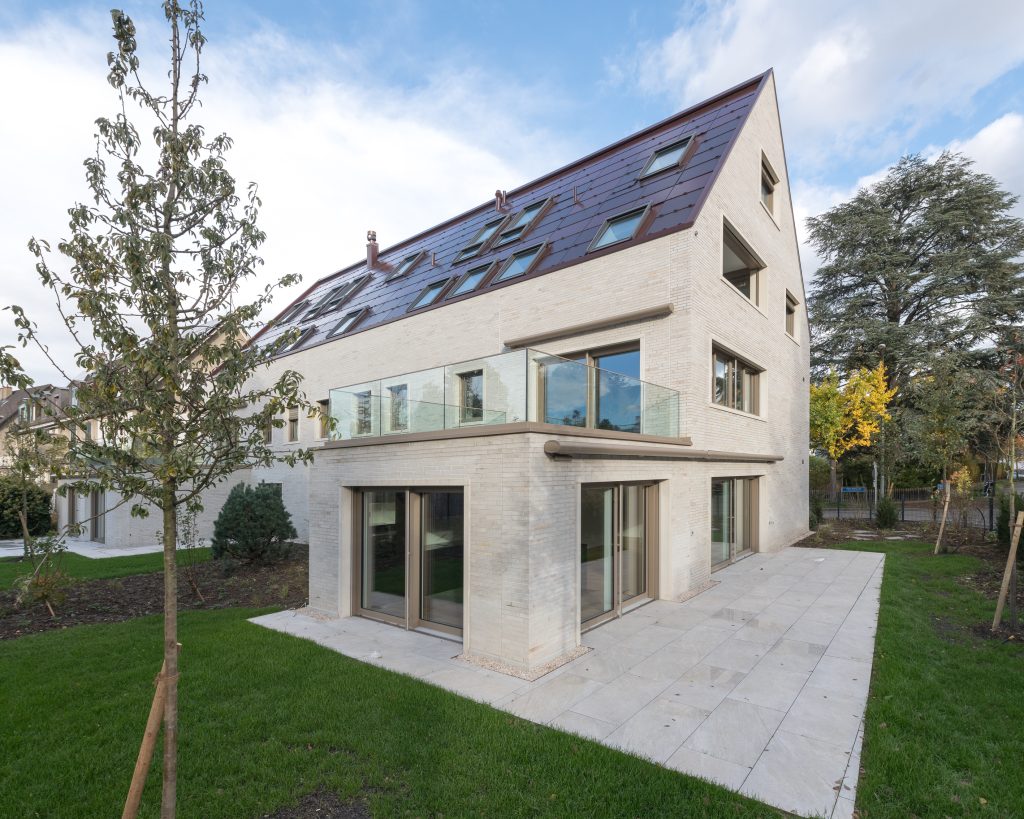 Neubau ein Mehrfamilienhaus mit Autoeinstellhalle Oberer Batterieweg 84, 4059 Basel - Referenz von Hasler Fenster